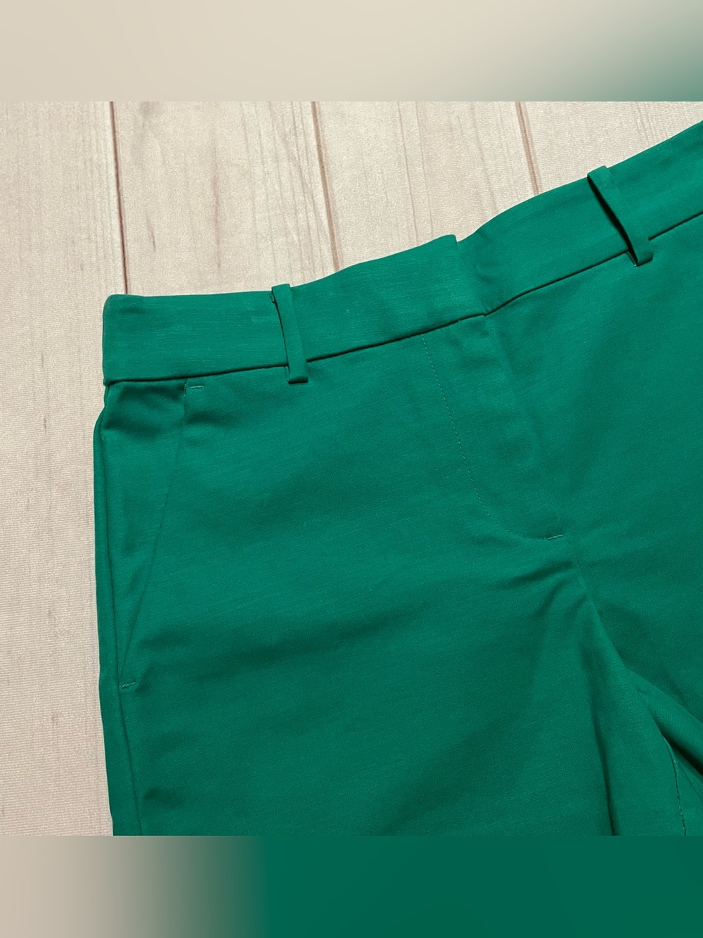LOFT The Riviera Chino Shorts Women's 0 Green 4" Inseam Cotton Khaki Preppy Chic - Picture 2 of 12